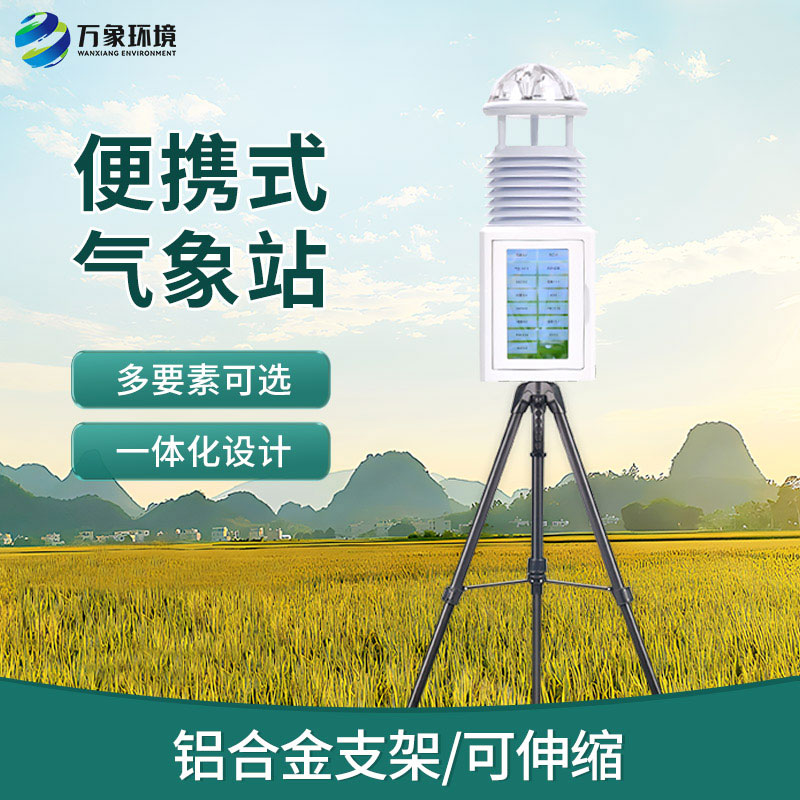 Why should portable automatic weather observation instruments be chosen for emergency rescue to help monitor the weather?