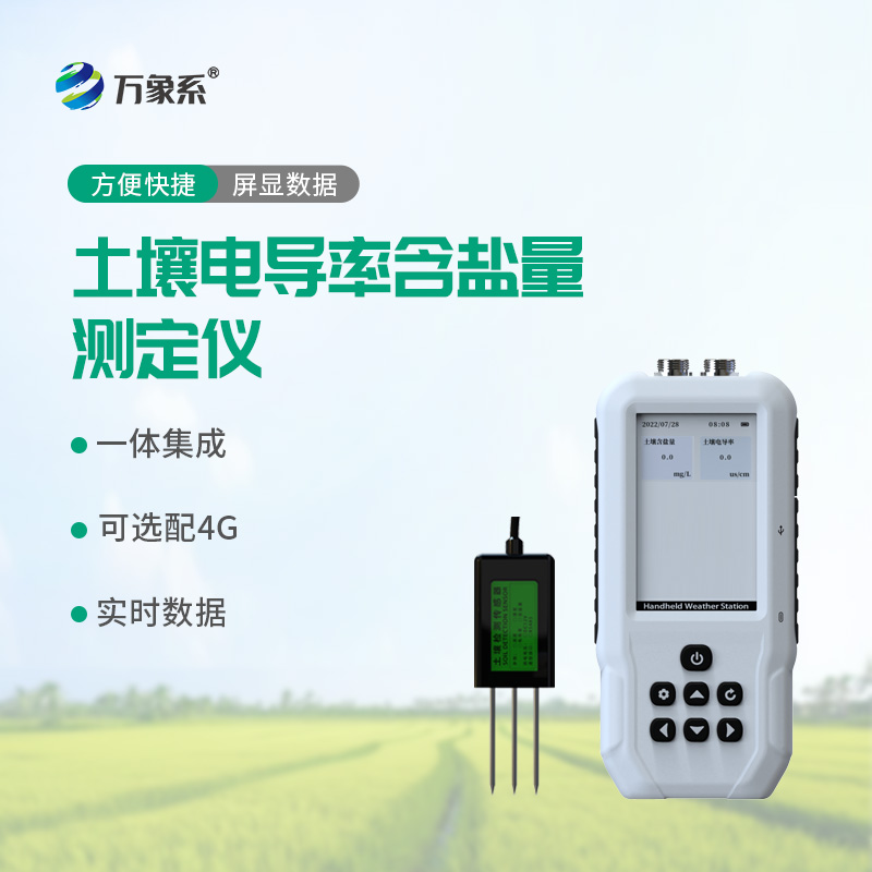 Soil conductivity salinity meter: a practical equipment to guard the health of soil