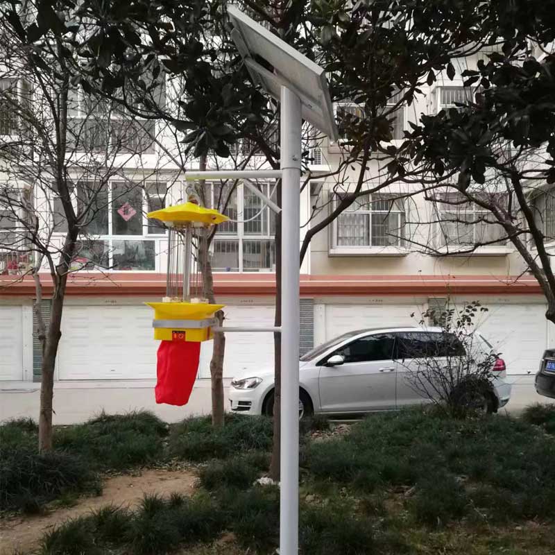 太陽能頻振式殺蟲燈節能環保對人畜無害