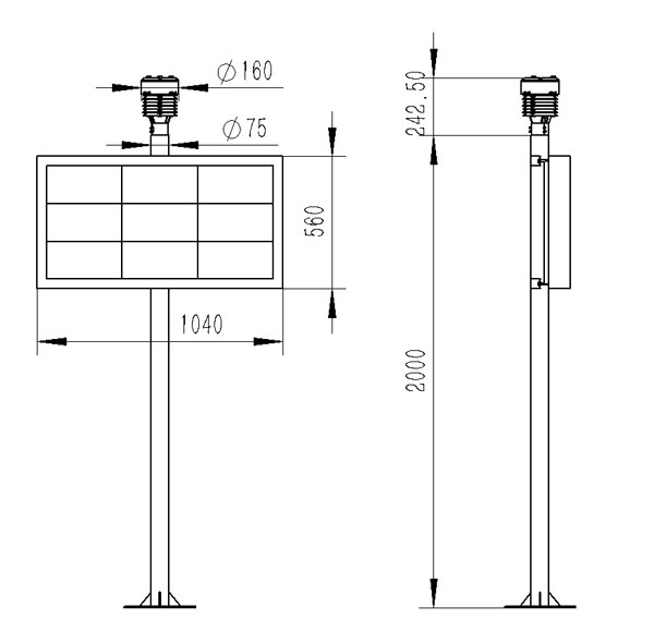 景區空氣負氧離子監測站