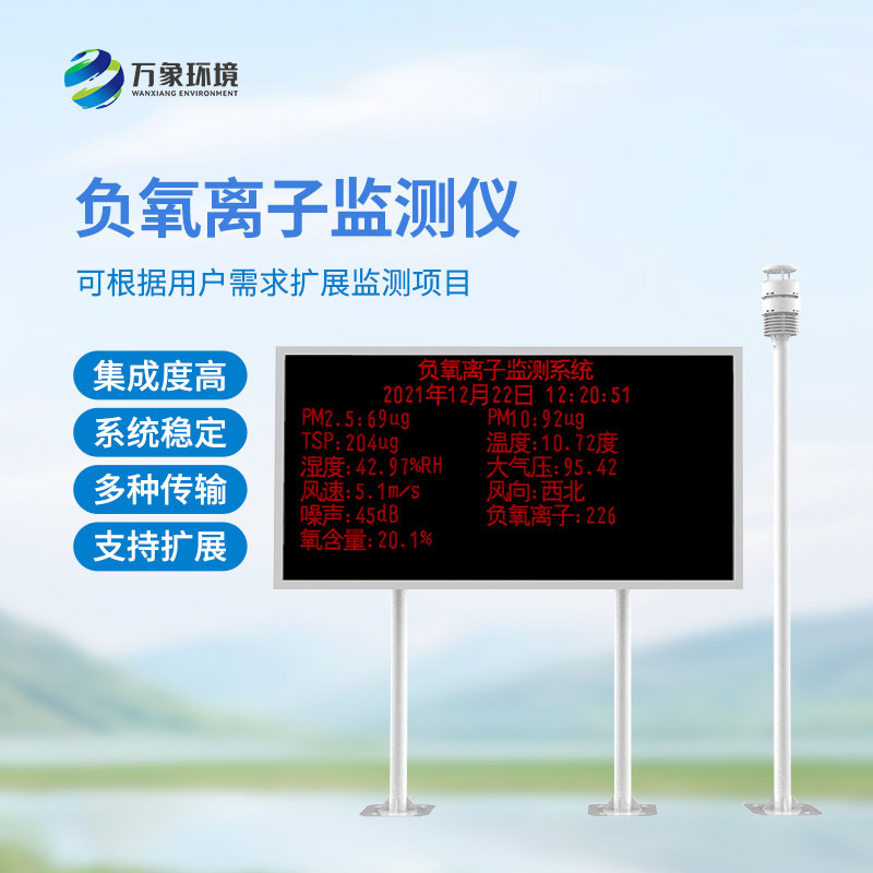 大氣負氧離子自動監測系統,到底有多智能?