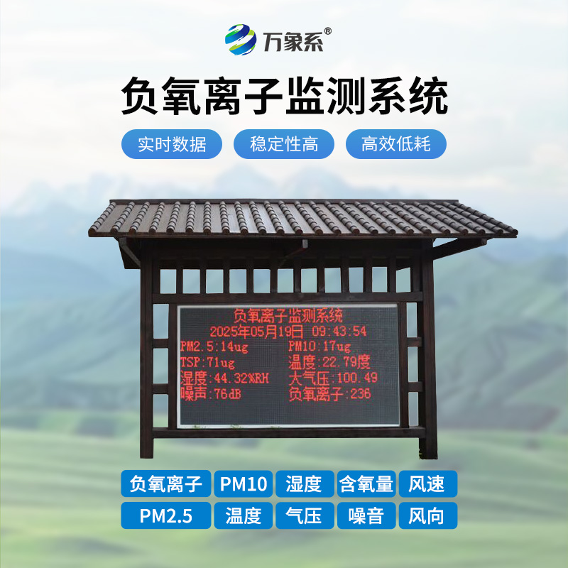 防腐木負(fù)氧離子監(jiān)測(cè)站:環(huán)境與健康的雙重守護(hù)者