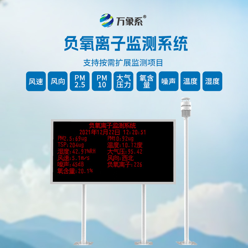 空氣負氧離子監(jiān)測站